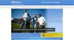 Desktop Screenshot of mbadream.in